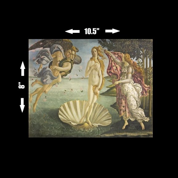 The Birth Of Venus - Large Vinyl Sticker Sandro Botticelli Famous Painting Art - Picture 1 of 1